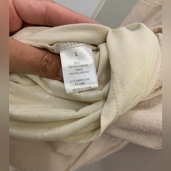 New With Tags Polygram Maxi Dress with Embroidered Design - Picture 5 of 6